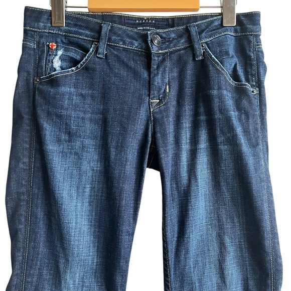 Hudson Classic Straight Leg Stretch Denim Size 27 Flap Pocket - Picture 3 of 13